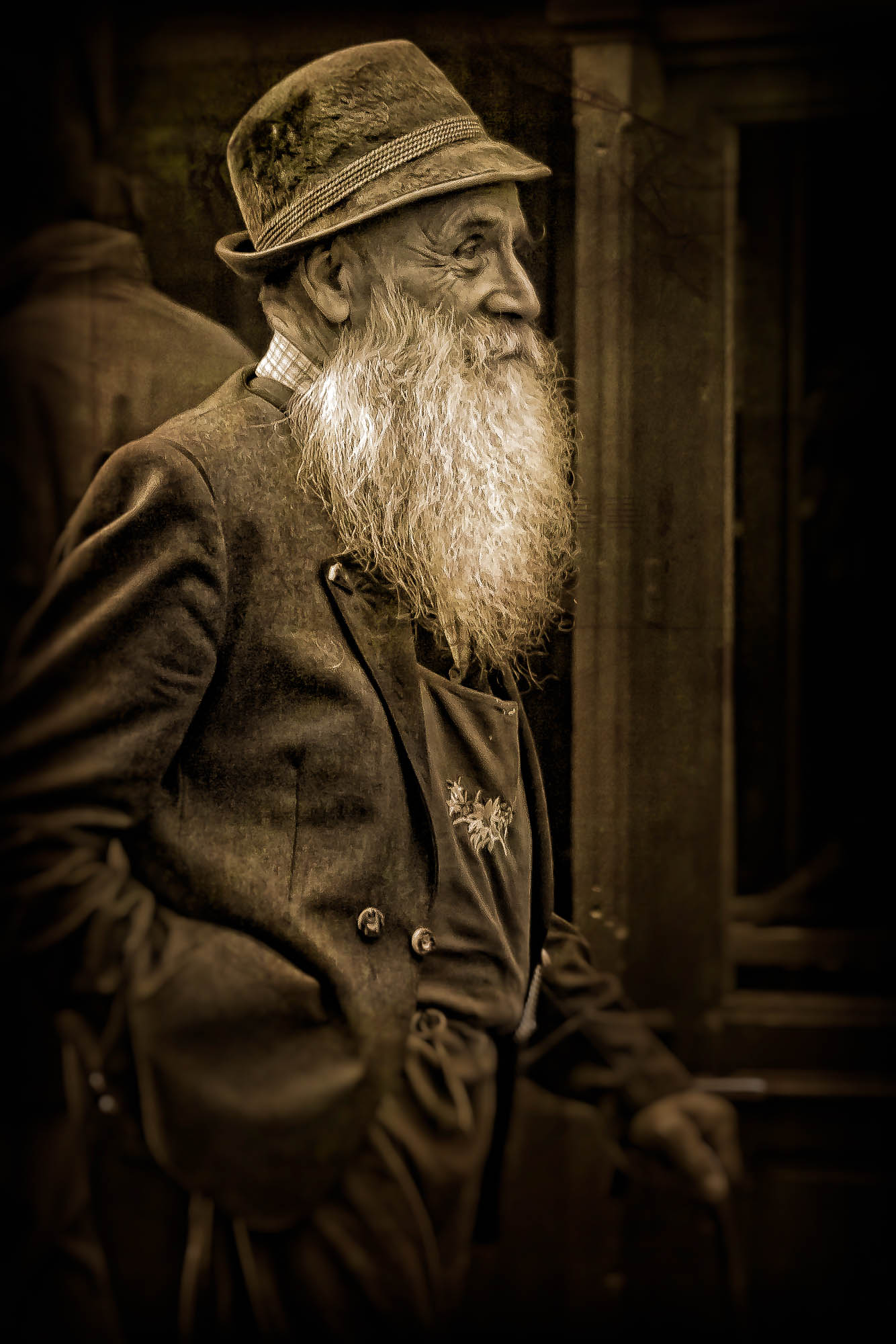 Old Men in Bruneck, South Tyrol